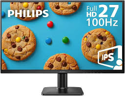 PHILIPS 27E2N1100 New 27 inch IPS Full HD (1920 x 1080) 100Hz Monitor, VESA, HDMI x1, VGA Port x1, Eye Care